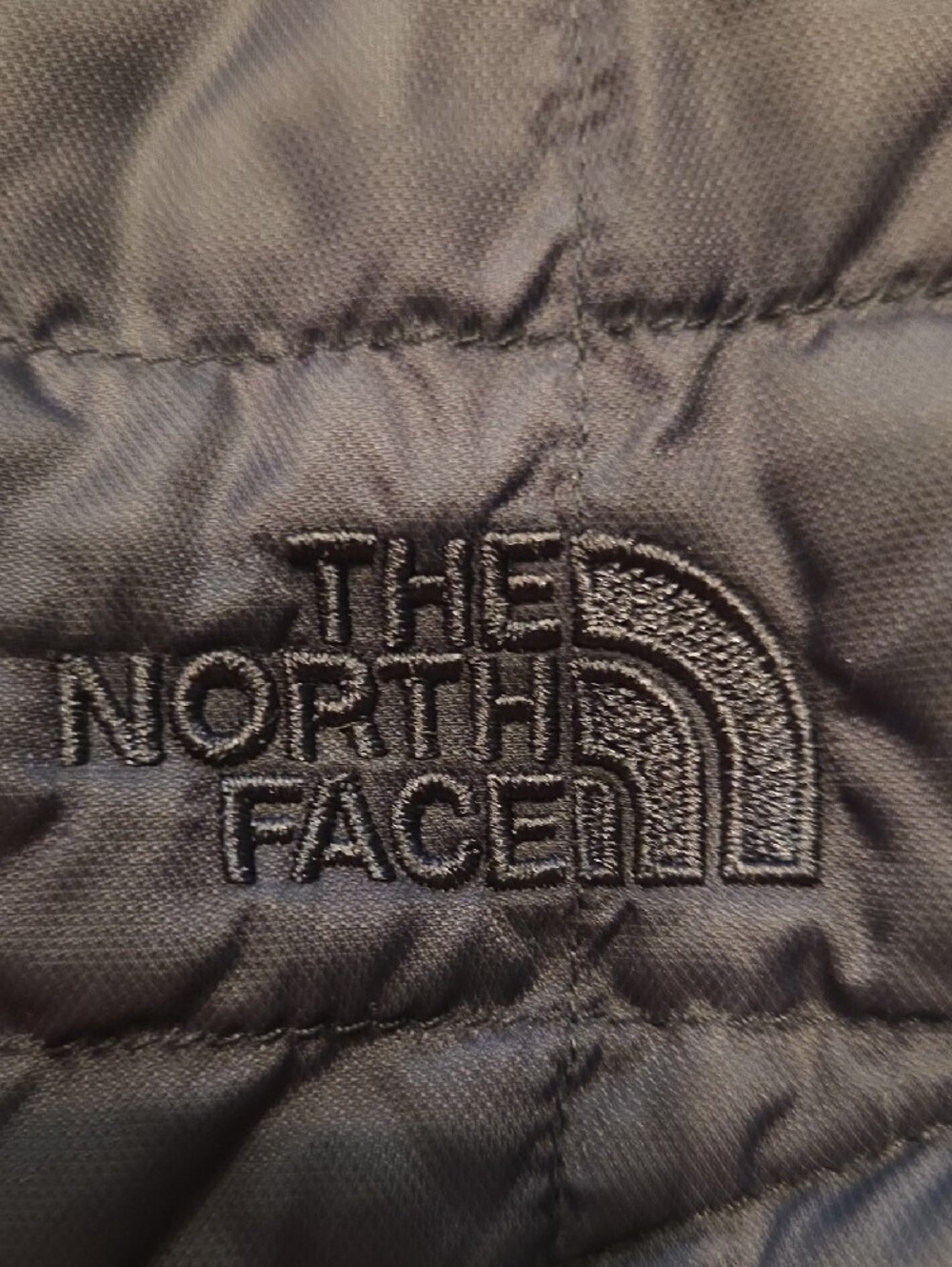 The North Face Black Quilted Cowl Neck Pullover - Picture 2 of 6